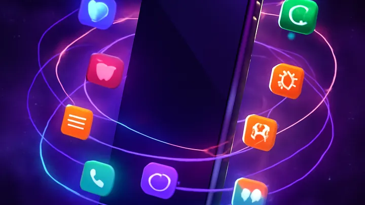 LUCK JILI COM Sleek smartphone floating in space